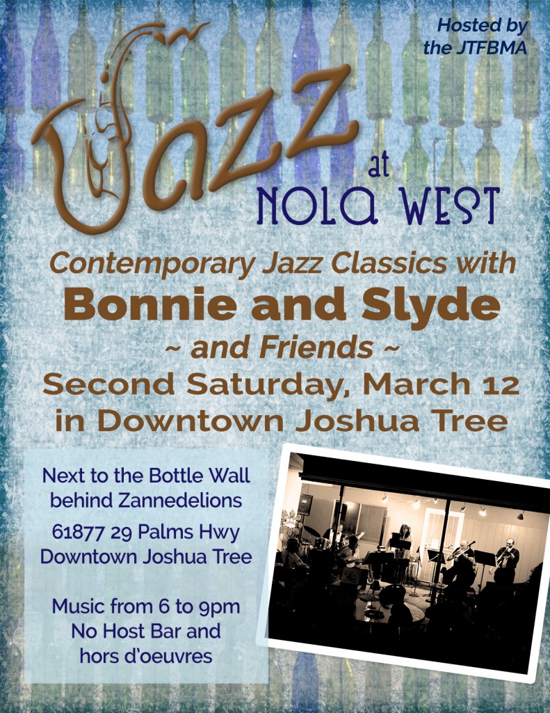 Joshua Tree Jazz Band Flyer